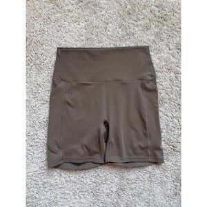 Uniqlo AIRism Soft Biker Shorts in Brown Size SMALL